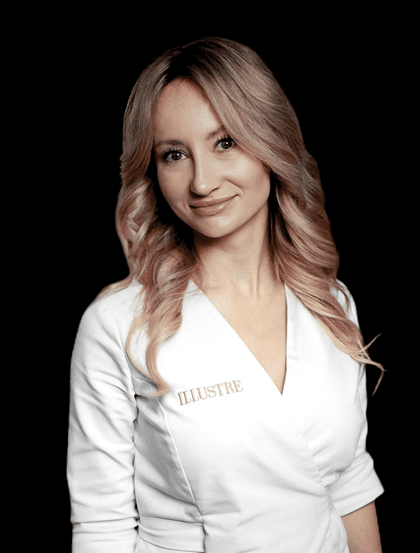 Lekarze medycyny estetycznej Wrocław z logiem Illustre na stroju firmowym